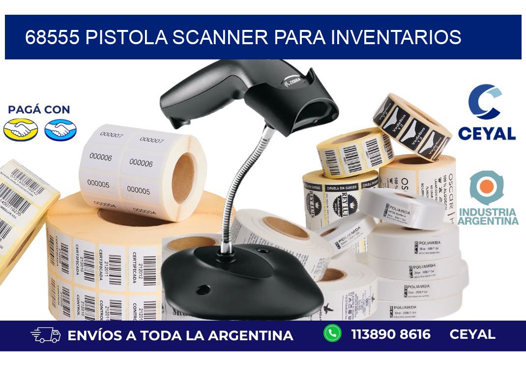 68555 Pistola Scanner para inventarios