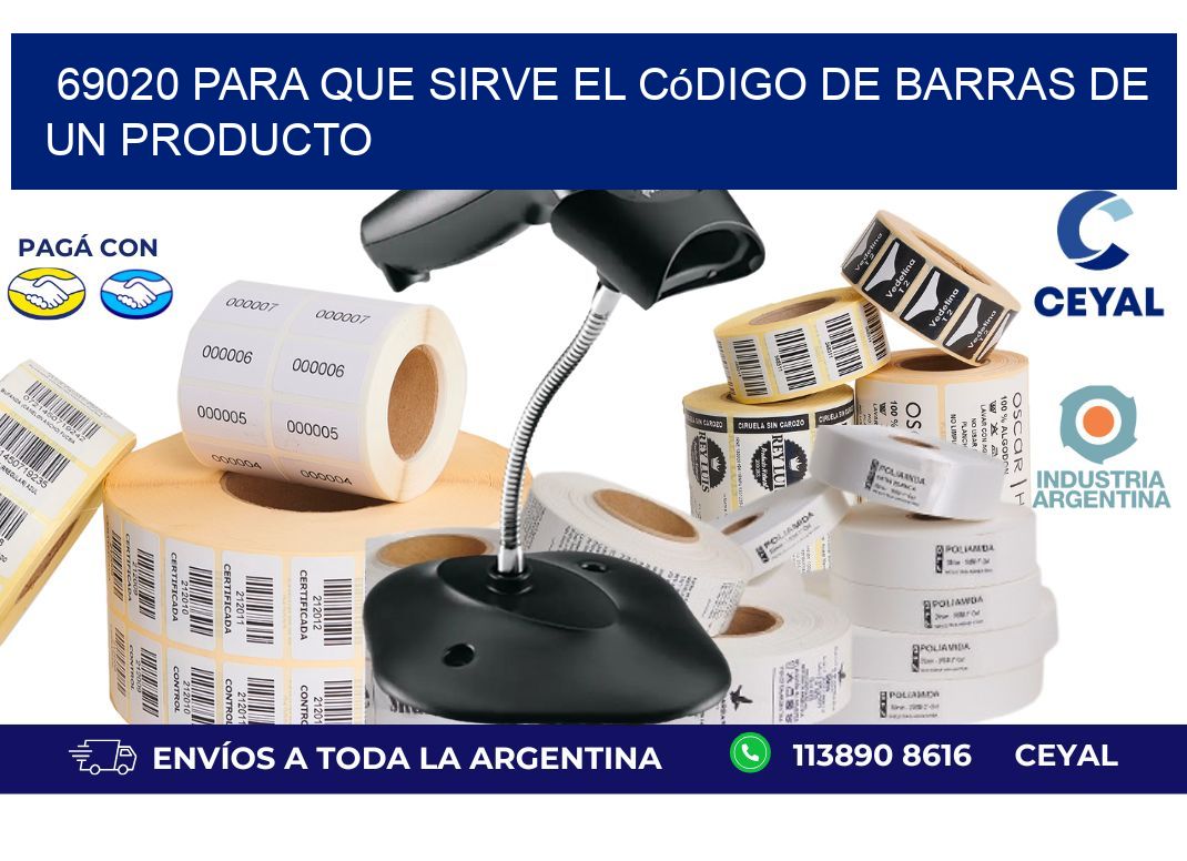 69020 Para que sirve el código de barras de un producto
