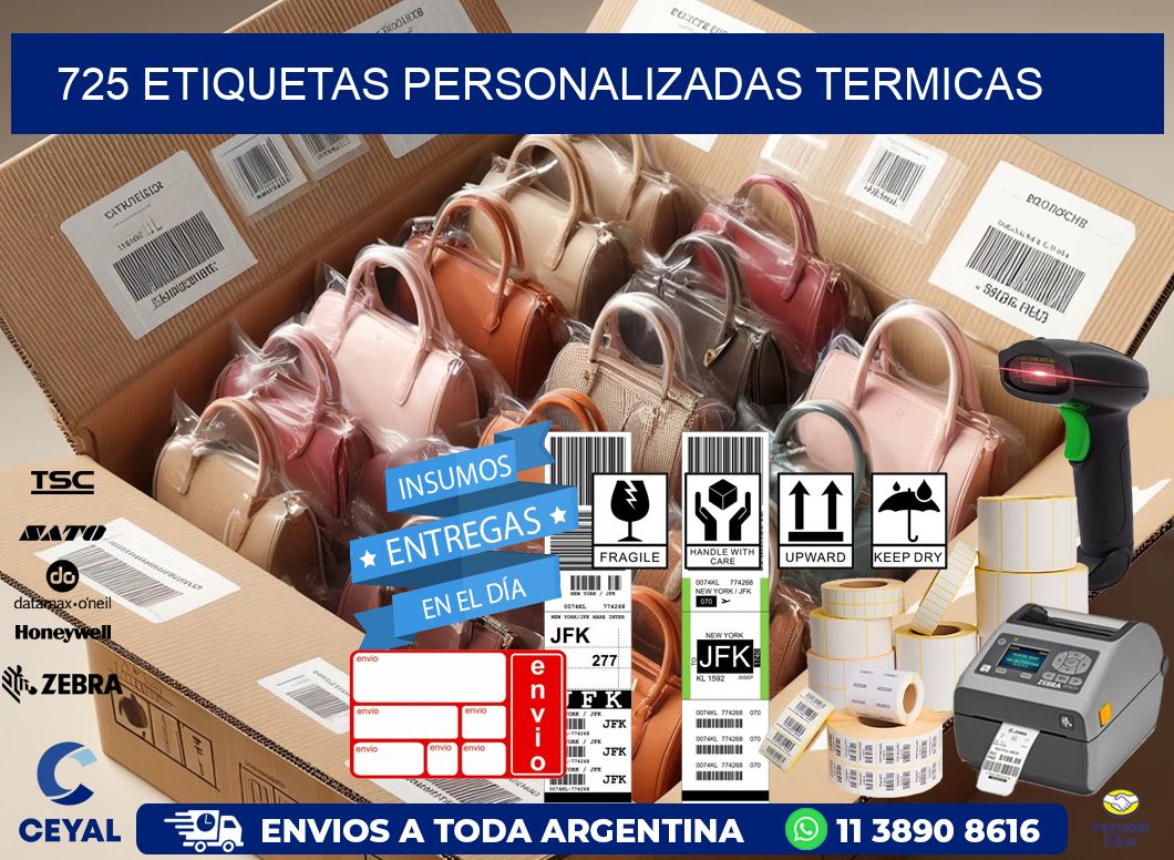 725 Etiquetas personalizadas termicas