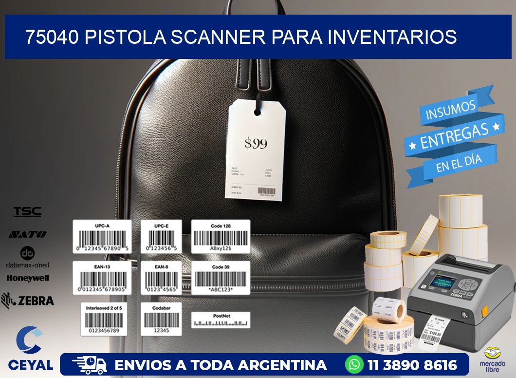 75040 Pistola Scanner para inventarios