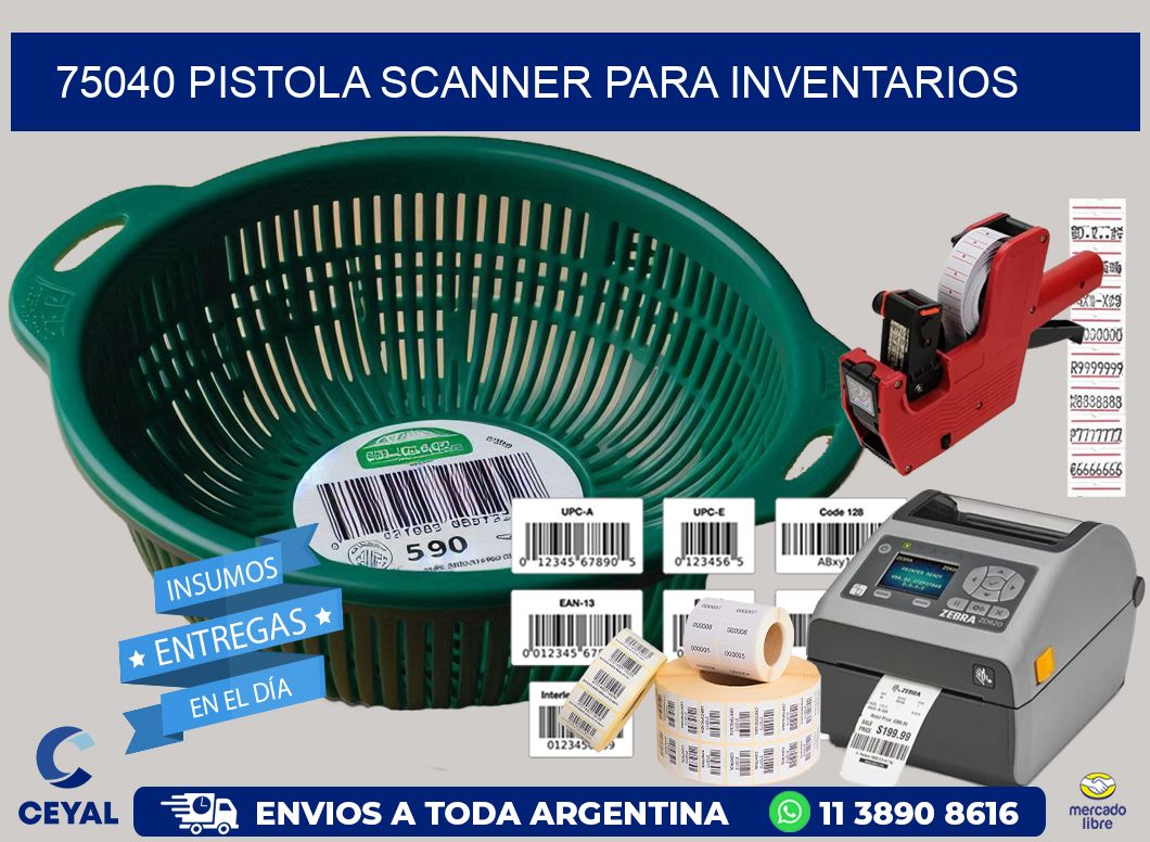 75040 Pistola Scanner para inventarios
