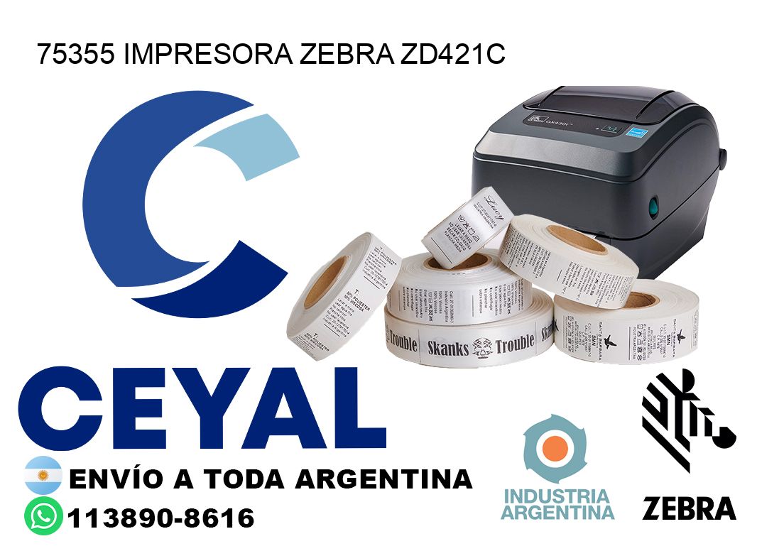 75355 Impresora Zebra zd421c