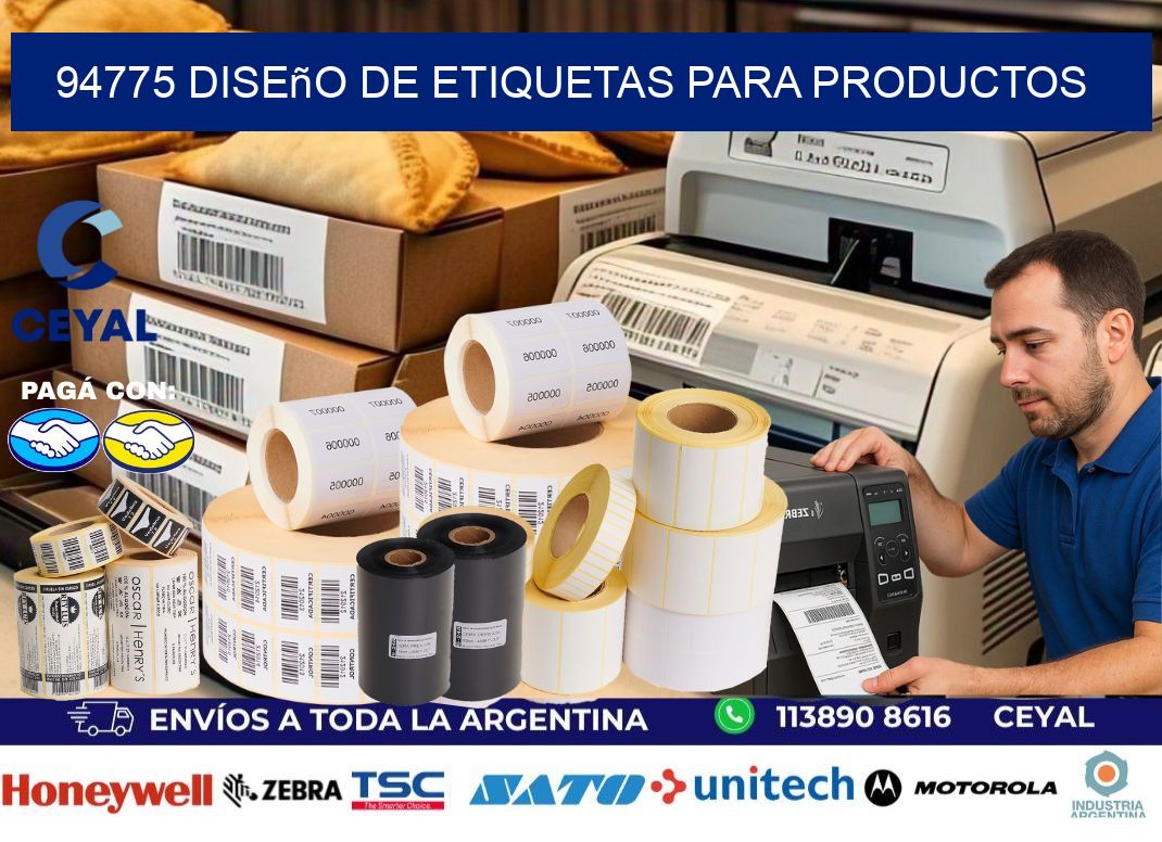 94775 Diseño de etiquetas para productos