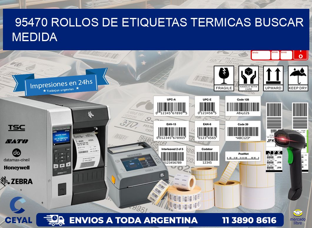 95470 rollos de etiquetas termicas buscar medida