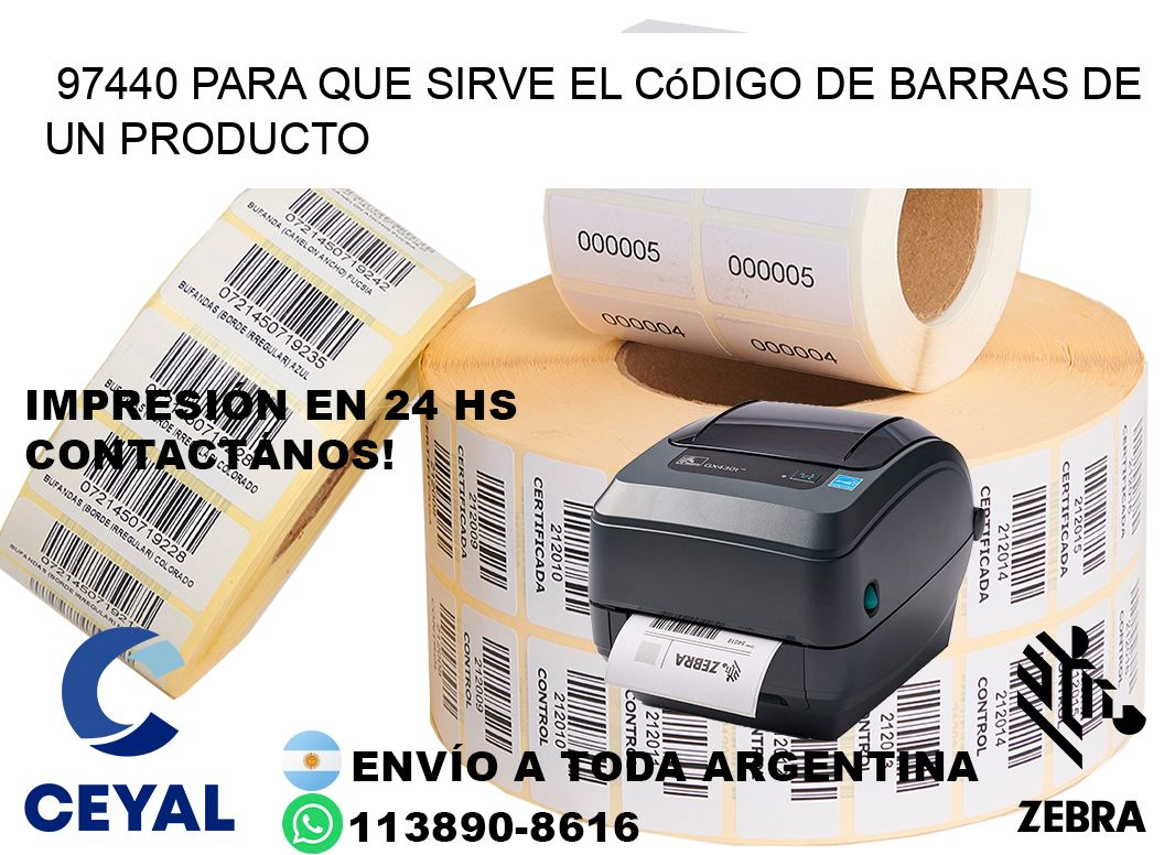 97440 Para que sirve el código de barras de un producto