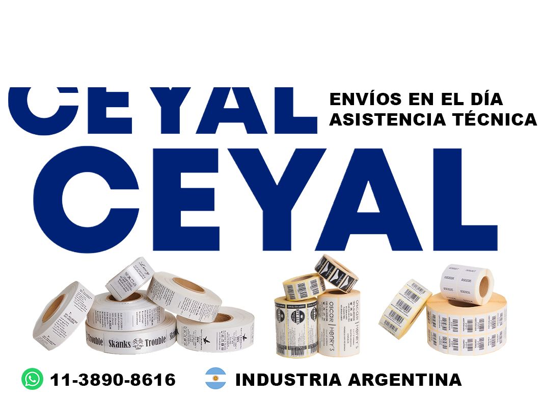 impresora de escritorio + 56605 etiquetas + ribbon