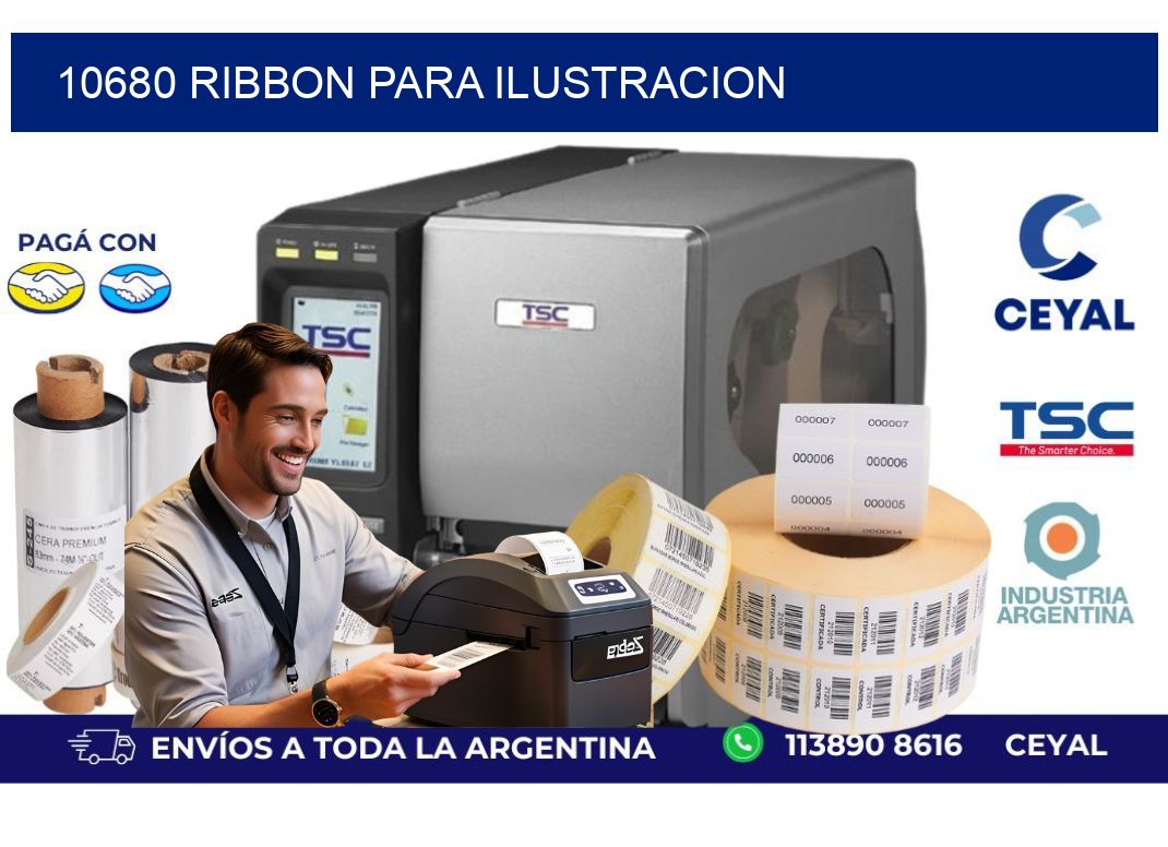 10680 ribbon para ilustracion