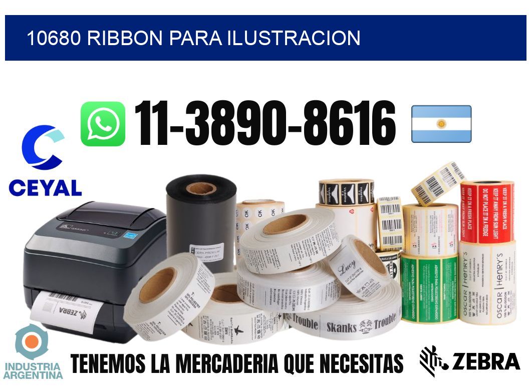 10680 ribbon para ilustracion