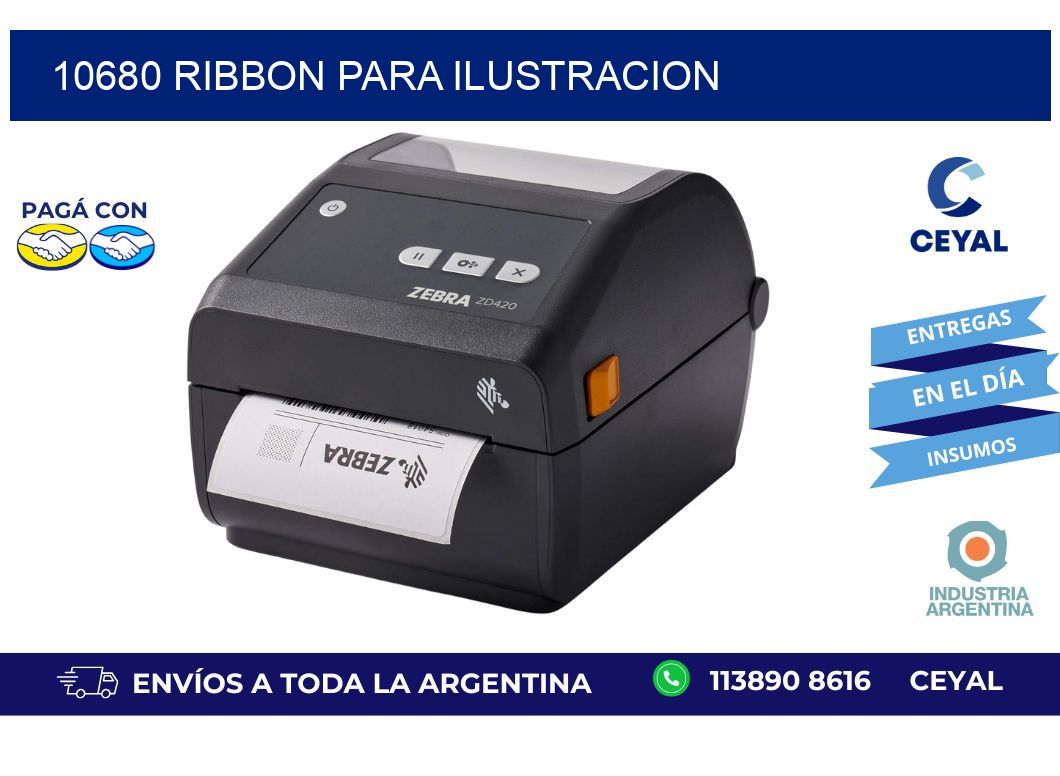 10680 ribbon para ilustracion
