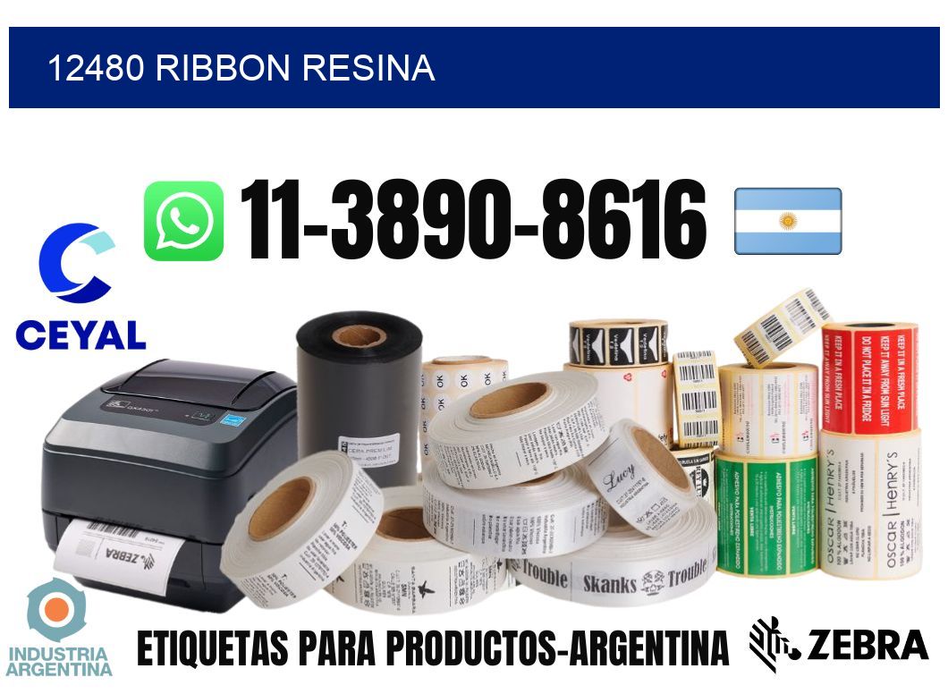 12480 ribbon resina