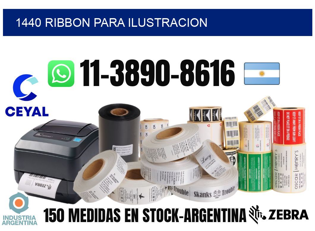 1440 ribbon para ilustracion