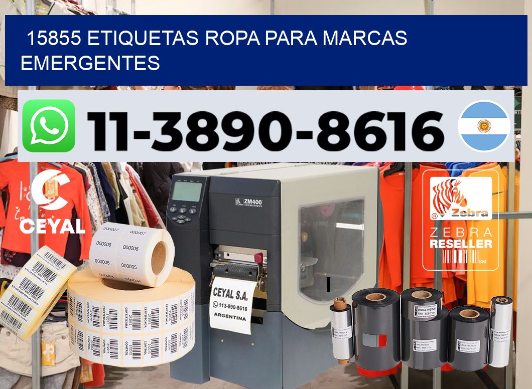 15855 Etiquetas ropa para marcas emergentes