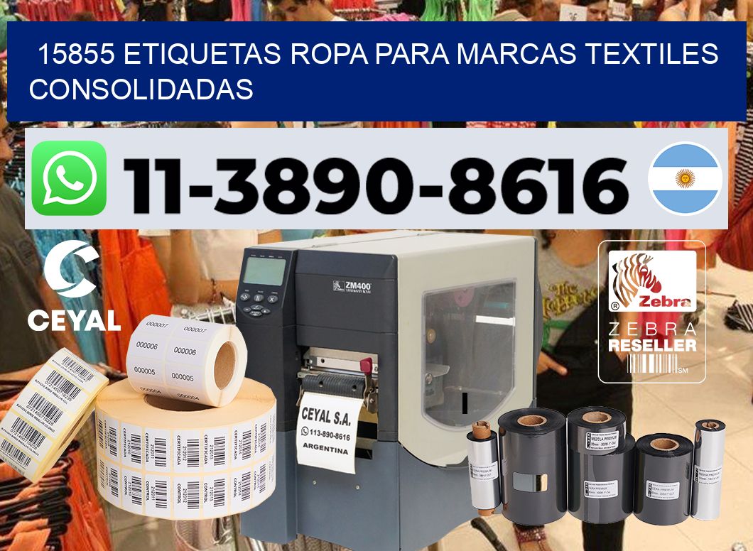 15855 Etiquetas ropa para marcas textiles consolidadas
