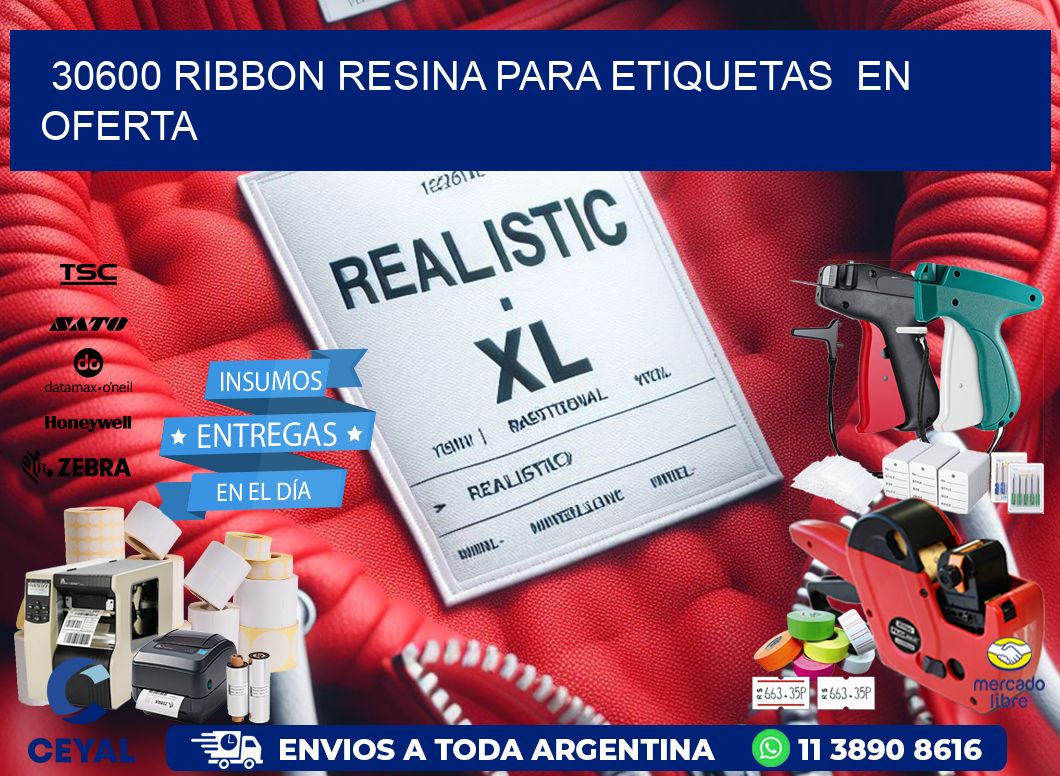 30600 ribbon resina para etiquetas  en oferta