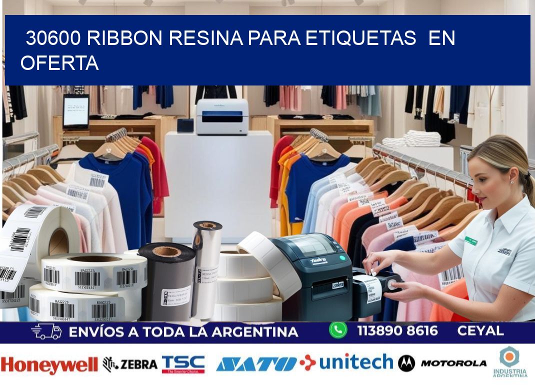 30600 ribbon resina para etiquetas  en oferta