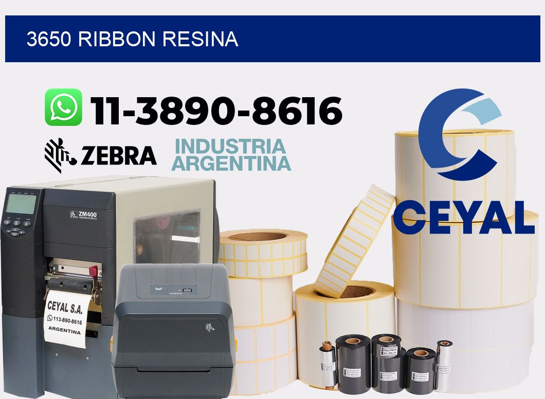 3650 ribbon resina