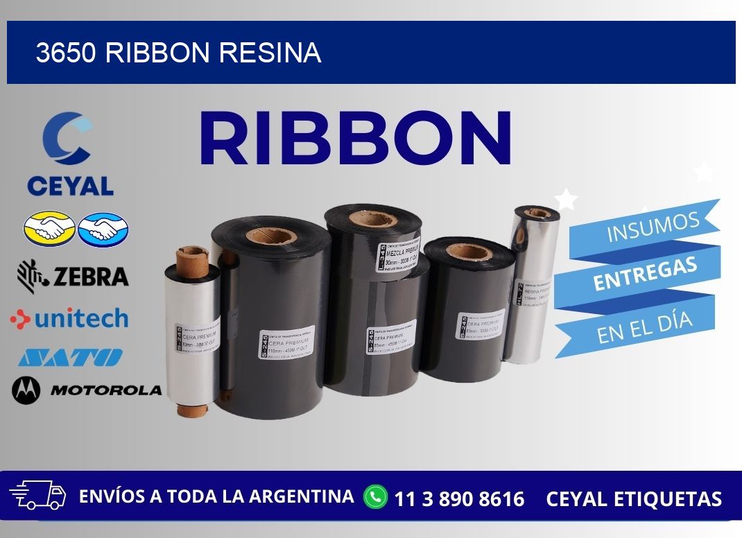 3650 ribbon resina