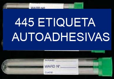 445 etiqueta autoadhesivas
