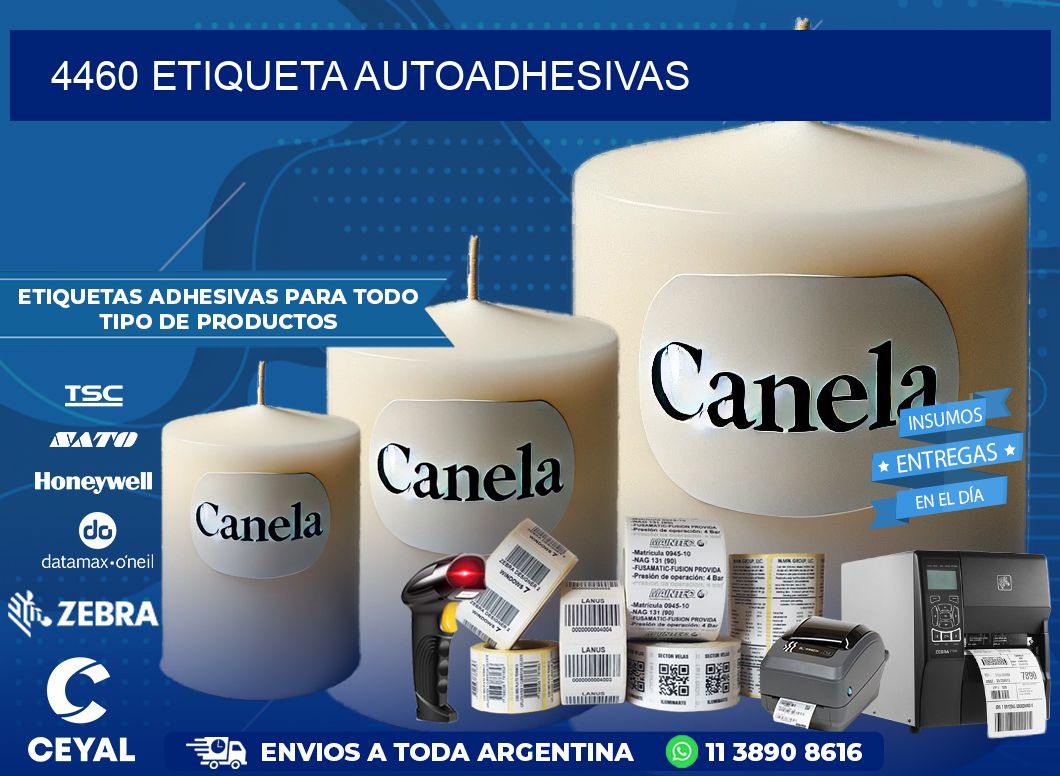 4460 etiqueta autoadhesivas