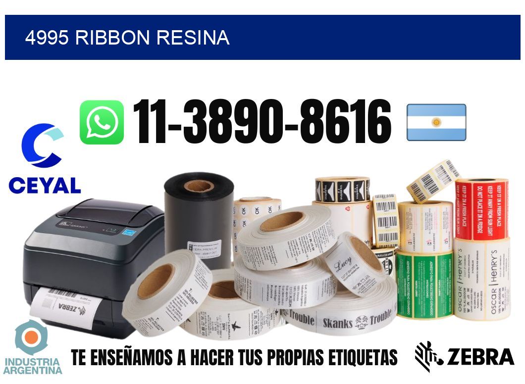 4995 ribbon resina