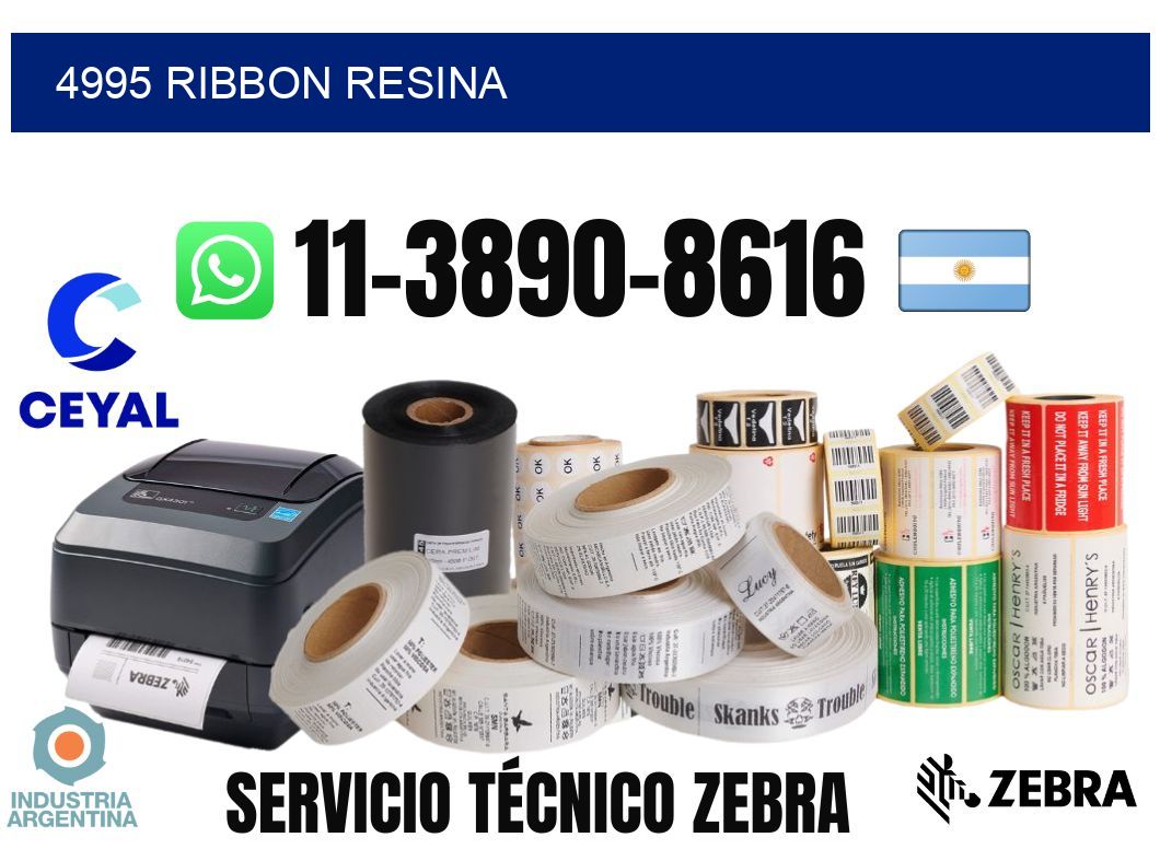 4995 ribbon resina