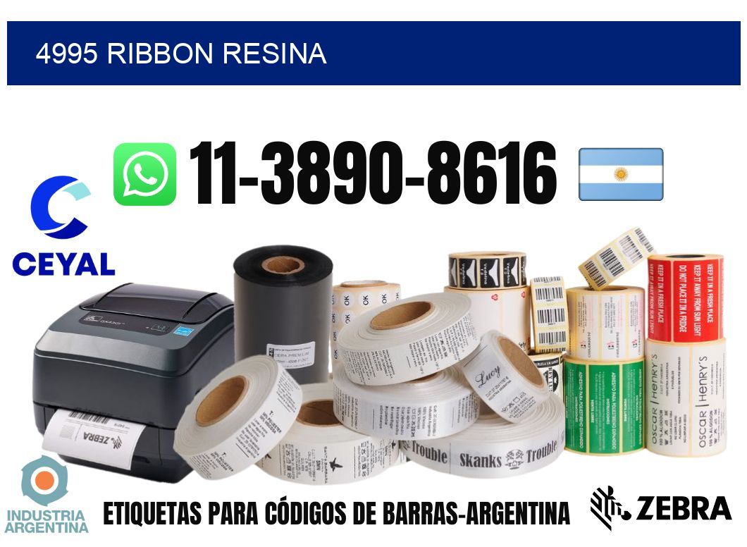 4995 ribbon resina