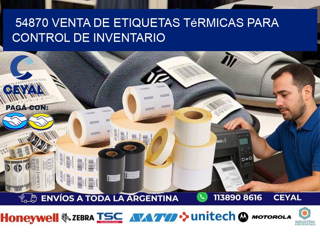54870 venta de etiquetas térmicas para control de inventario