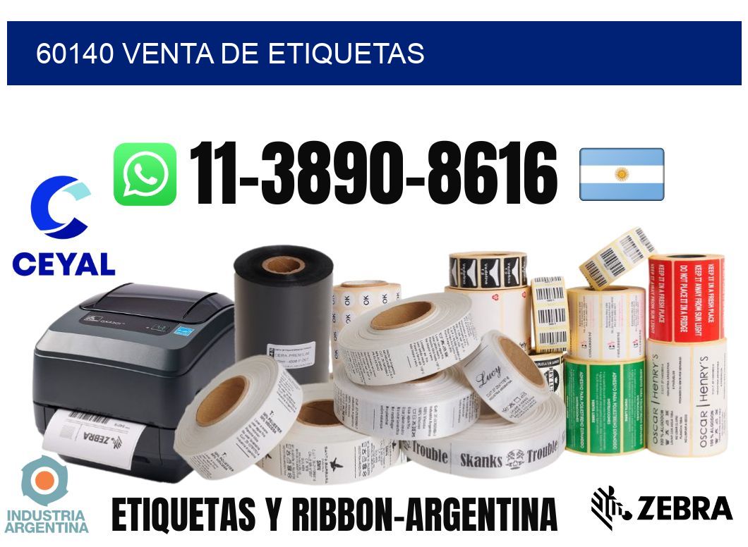 60140 venta de etiquetas