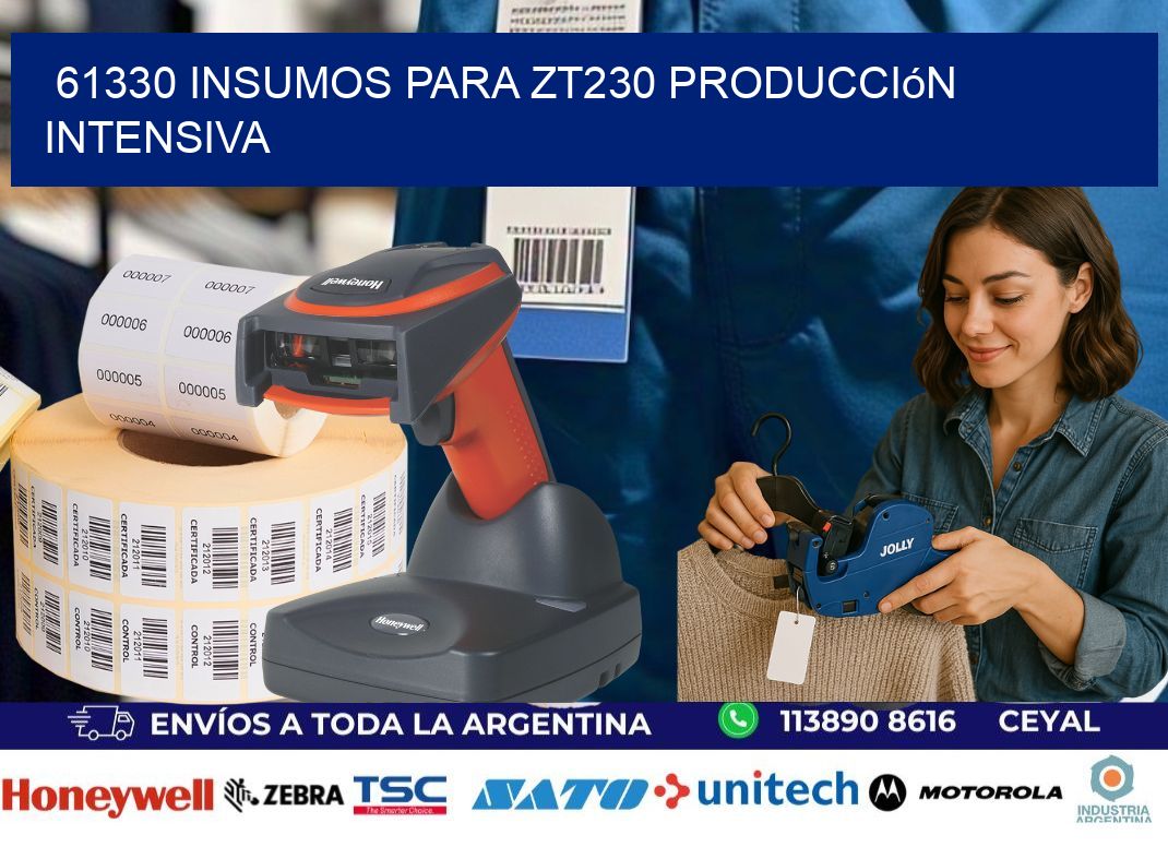 61330 insumos para zt230 producción intensiva