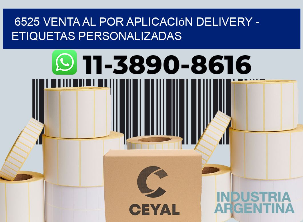 6525 Venta al Por Aplicación delivery - Etiquetas Personalizadas