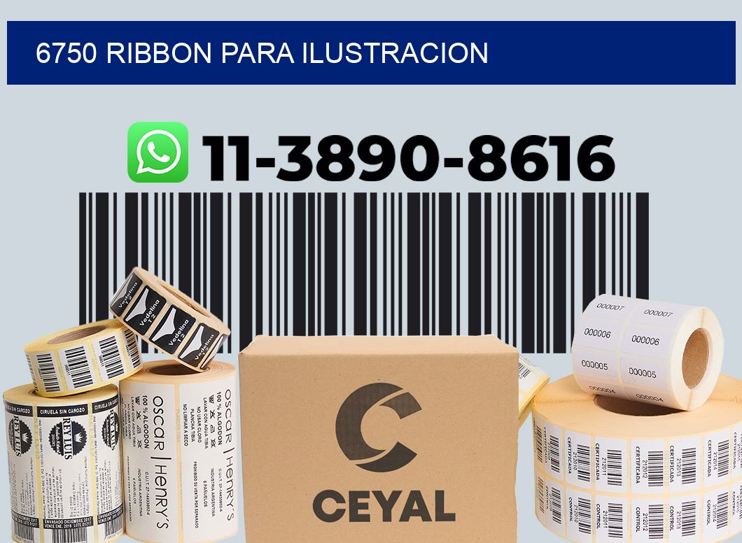6750 ribbon para ilustracion