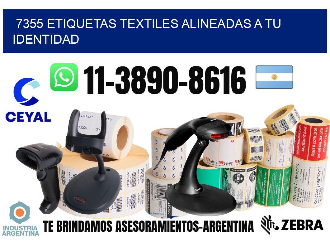 7355 Etiquetas textiles alineadas a tu identidad