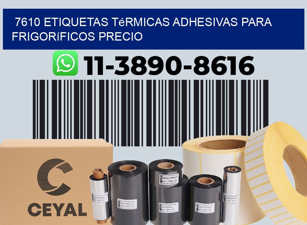7610 etiquetas térmicas adhesivas para frigoríficos precio
