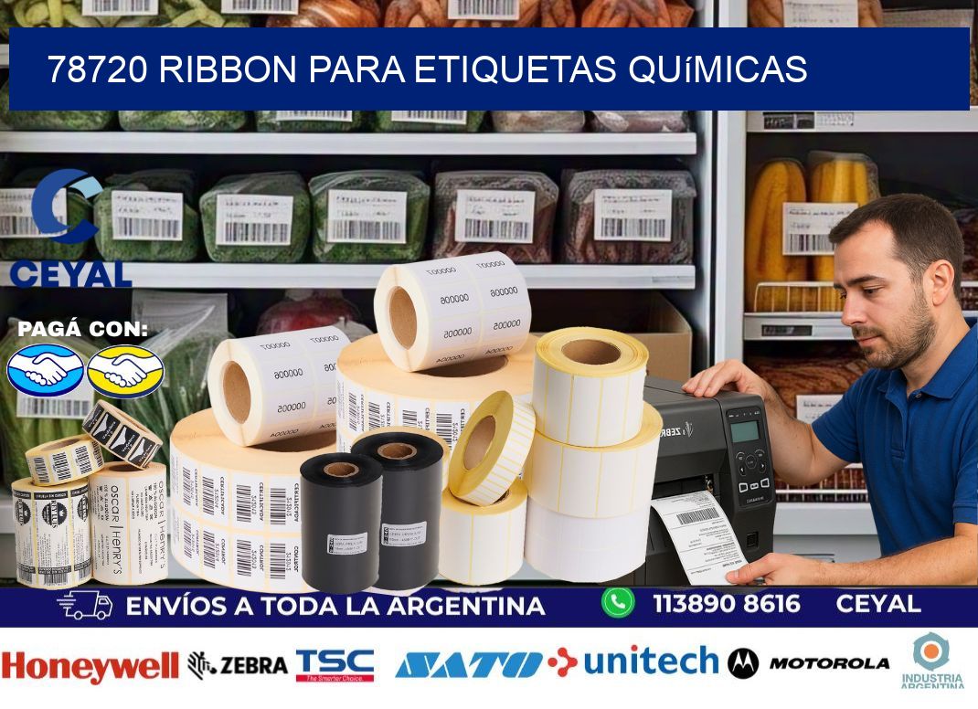 78720 ribbon para etiquetas químicas