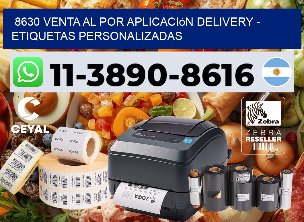 8630 Venta al Por Aplicación delivery – Etiquetas Personalizadas