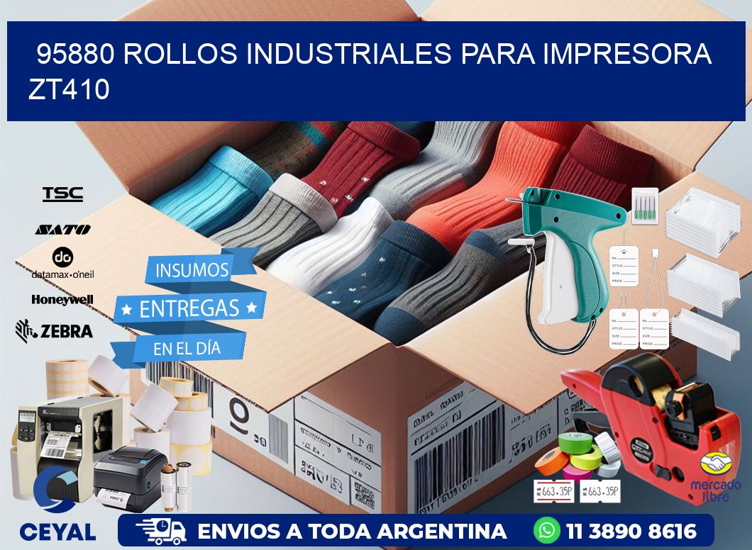 95880 rollos industriales para impresora zt410
