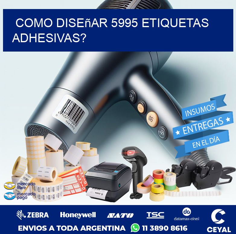 como diseñar 5995 etiquetas adhesivas?