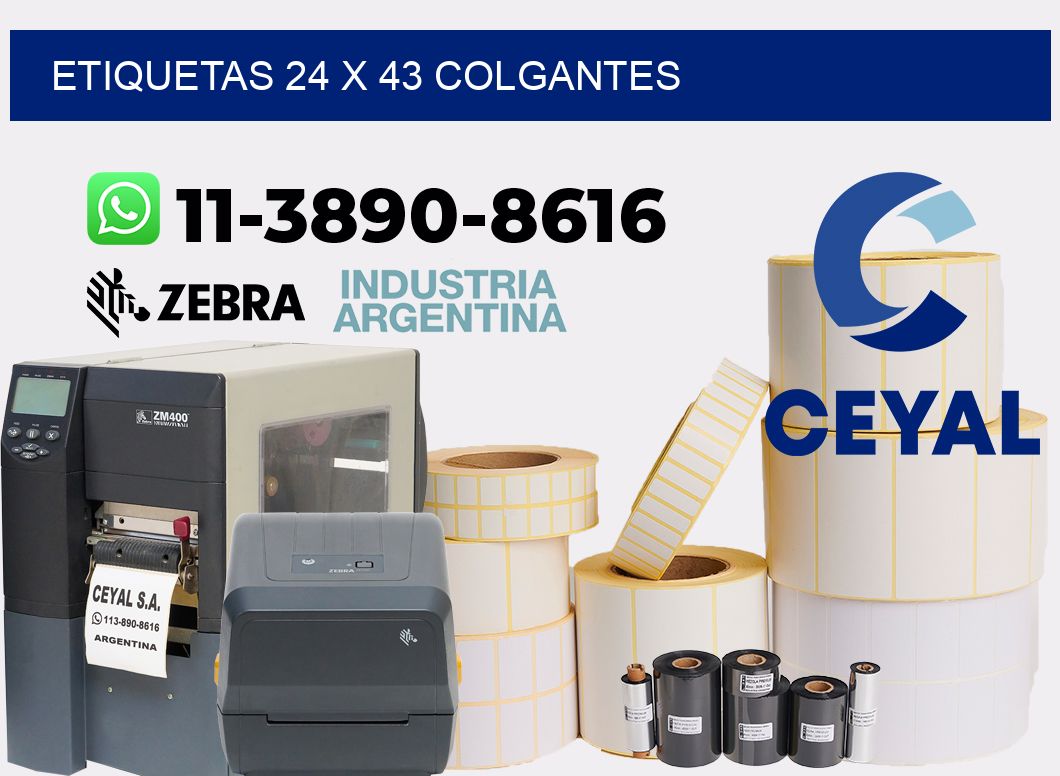 etiquetas 24 x 43 colgantes