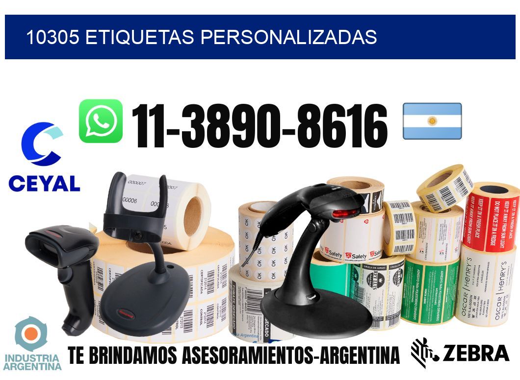 10305 etiquetas personalizadas
