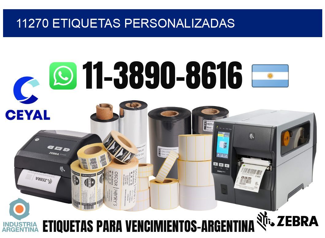 11270 etiquetas personalizadas
