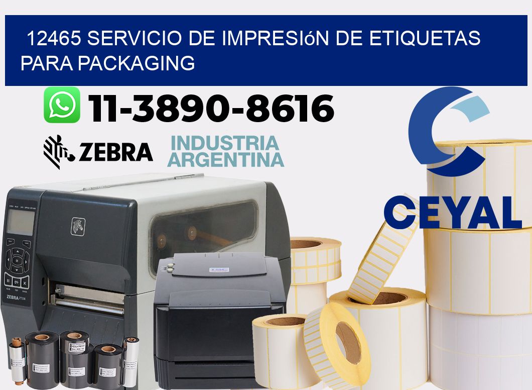 12465 Servicio de impresión de etiquetas para packaging