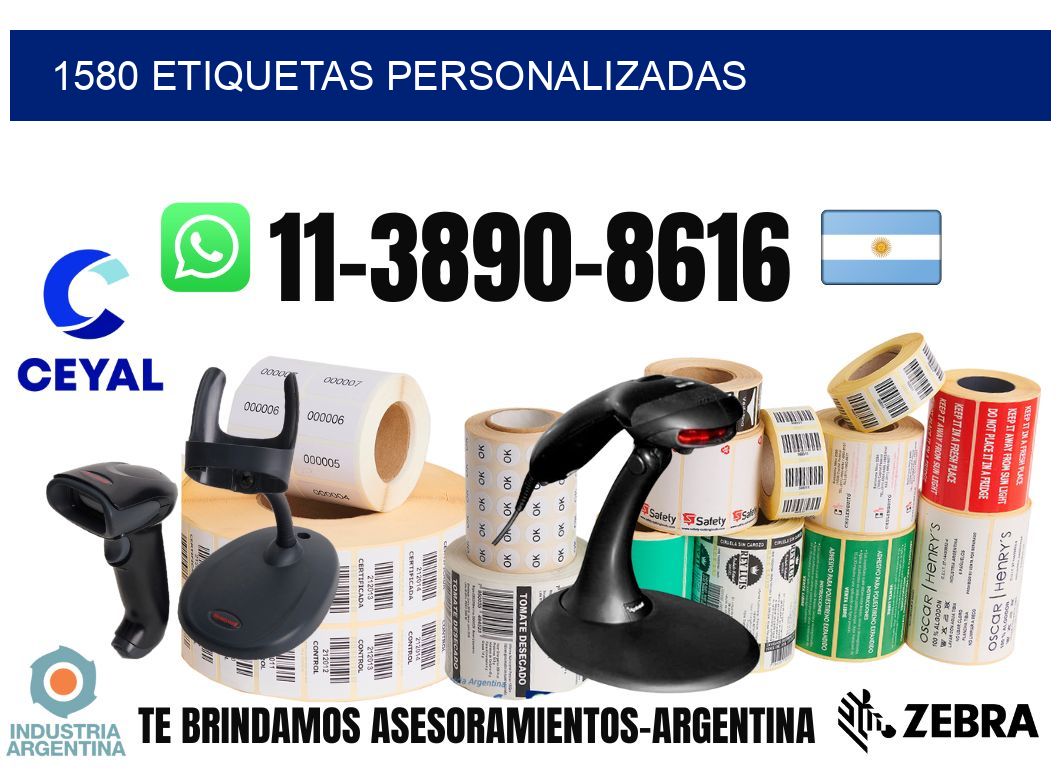 1580 etiquetas personalizadas