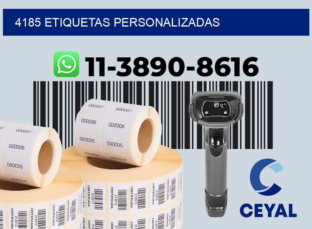 4185 etiquetas personalizadas