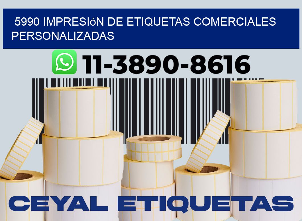 5990 Impresión de etiquetas comerciales personalizadas