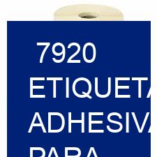 7920 Etiquetas adhesivas para operaciones comerciales
