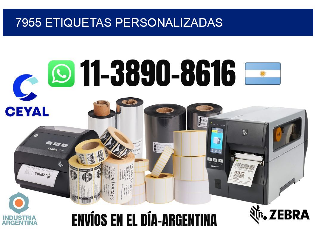 7955 etiquetas personalizadas