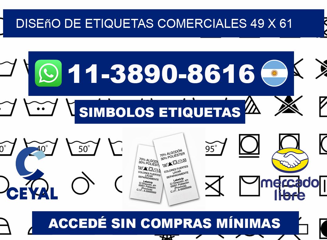 diseño de etiquetas comerciales 49 x 61