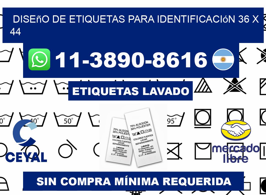 diseño de etiquetas para identificación 36 x 44