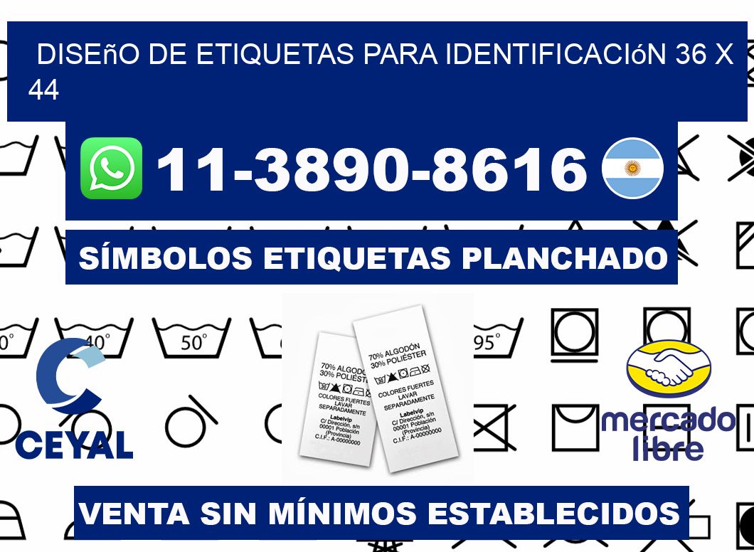 diseño de etiquetas para identificación 36 x 44