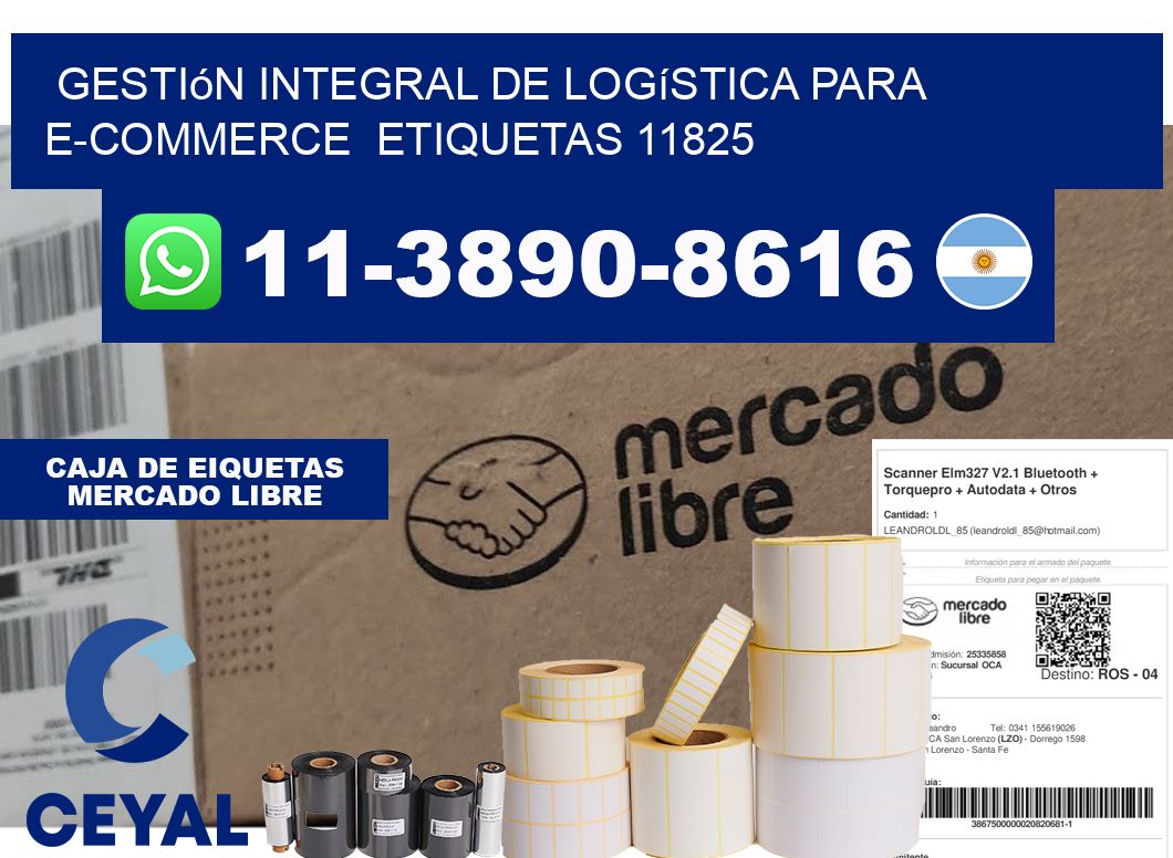 Gestión integral de logística para e-commerce etiquetas 11825